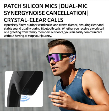 2026 New AI Smart Sports shooting&amp;recording Glasses 800W Camera HD Anti-shake Bicycle Riding Shooting Artifact Windproof Goggles
