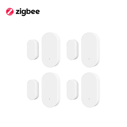 Tuya Zigbee 3.0 Smart Door Window Sensor Zigbee Door Open Closed Detectors Smart Life APP Control Via Alexa Google Home