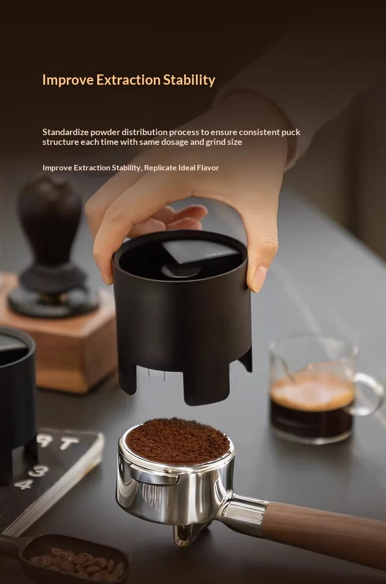 IN STOCK TIMEMORE Electric Needle Espresso Distributor For 58mm Auto Rotating Stable Uniform Extraction Coffee Distributor Gifts