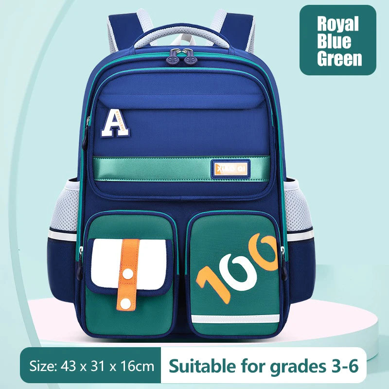 Primary school bag boys backpack bag school kids ergonomic preschool bag girls kindergarten children bookbag