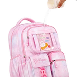 Kids Backpack for Girls - Middle School &amp; Elementary School - Kawaii Ita Backpack - Purple