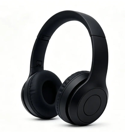 Bluetooth 5.0 Wireless Headphones, Foldable Over-Ear Headset, HiFi Stereo Sound, Soft Skin-Friendly Earmuffs