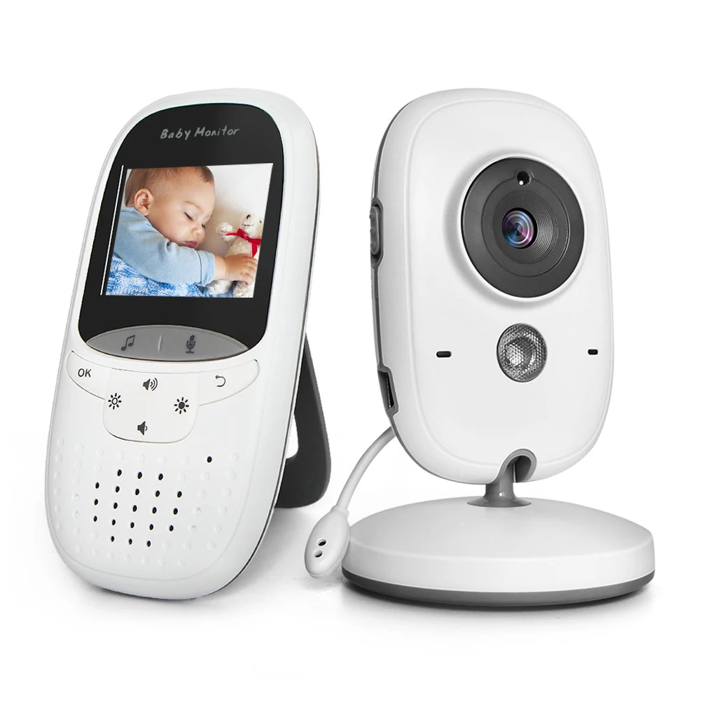 Baby Monitor VB602 IR Night Vision Temperature Monitor Lullabies Intercom VOX Mode Video Baby Camera Walkie Talkie Babysitter
