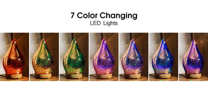 Essential Oil Diffuser 3D Aromatherapy Ultrasonic HumidifierAuto Shut-Off Timer Setting,Aroma Decoration for Home Office Gift