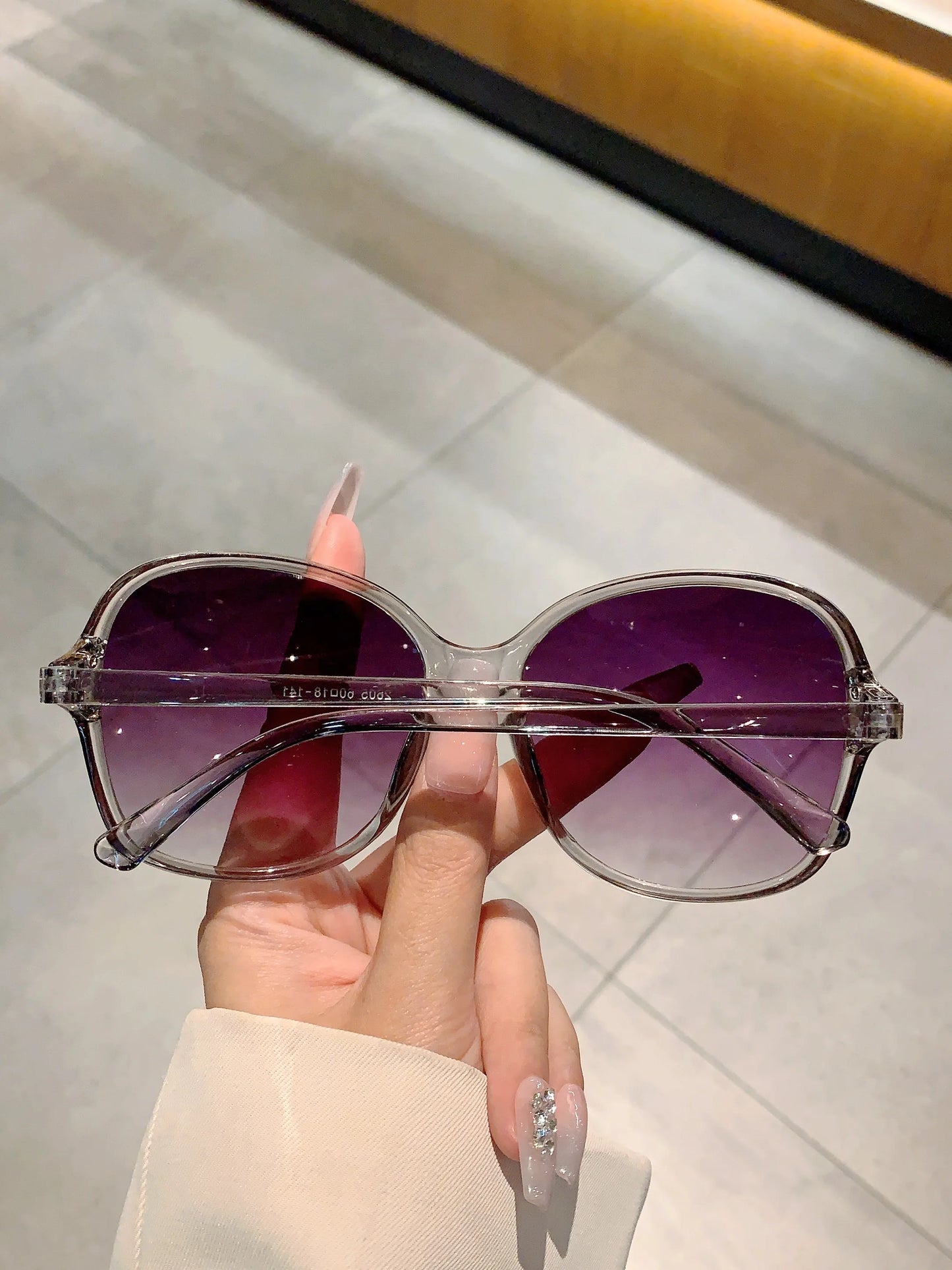 KAMMPT Trendy Blue Decoration Shades Origin Brand Driving Beach Sunglasses Fashion Square Design Sun Glasses for Women's