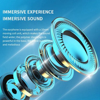 Wireless Headphones Bluetooth Headset TWS HiFi Bass Stereo Earphone Waterproof Sports Headset With Mic For iPhone Huawei Xiaomi