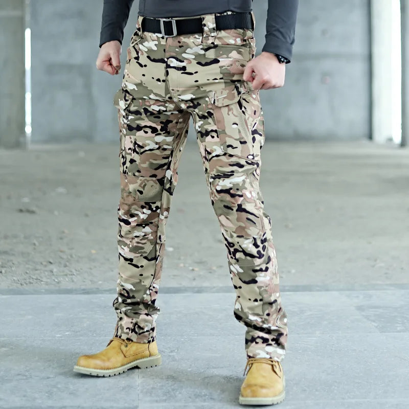 5XL 6XL Winter Waterproof Tactical Jackets Sets Men Outdoor Soft Shell Hiking Hunting Jacket Suit Fleece Cargo Pant Tracksuits