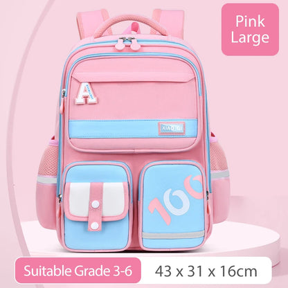 Primary school bag boys backpack bag school kids ergonomic preschool bag girls kindergarten children bookbag