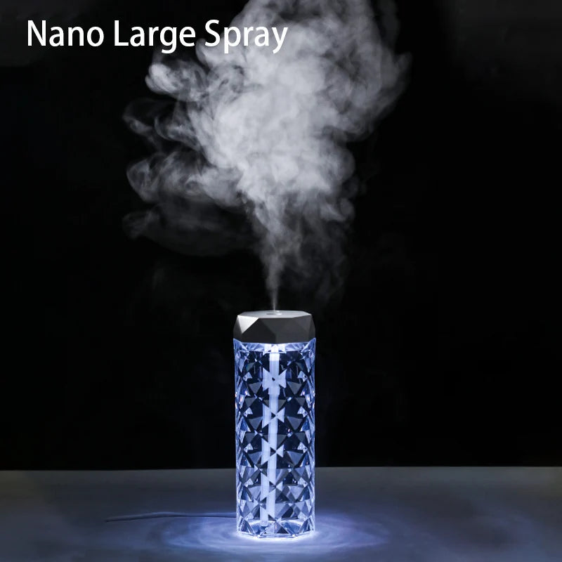 400ML Air Humidifier USB Aroma Diffuser Essential Oil Purifier Fragrance Mist Maker RGB Light Humidificador For Car Home Bedroom