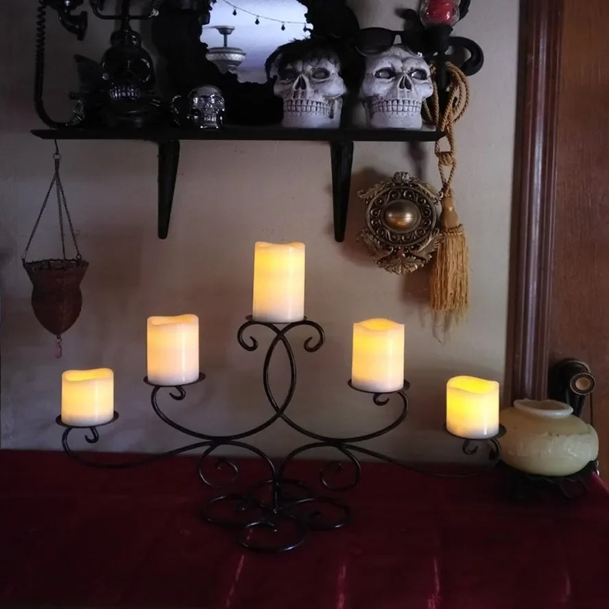 Flameless Flickering LED Candles Battery Powered For Wedding Decor