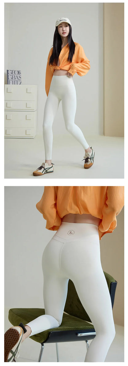 BIVIGAOS Spring New Double V 3D Curve Sharkskin Leggings Women High Waist Tight Slim Sports Fitness Push Up Leggings Yoga Pants