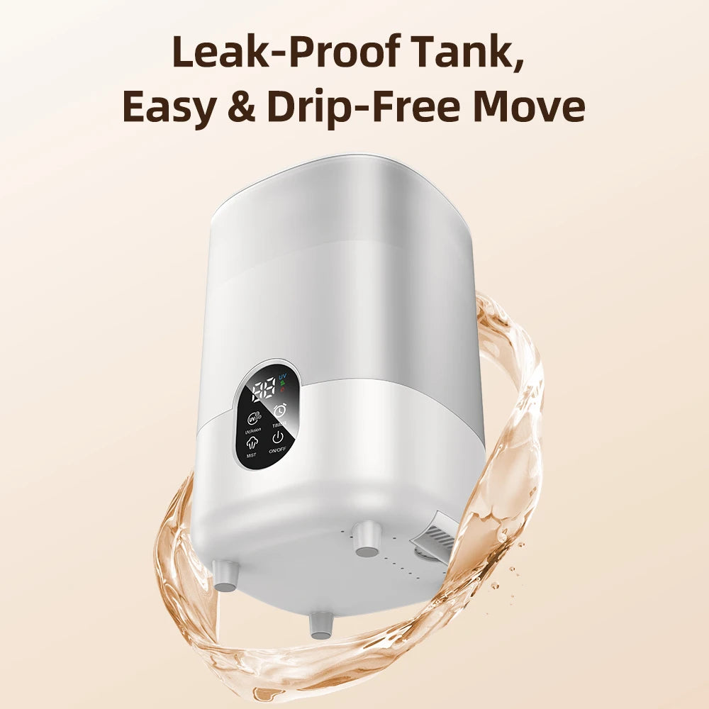 4L Air Humidifier Portable Small Aroma Diffuser 2 Spray Ports Large Capacity usb umidificador Home UV sterilization Humidifier