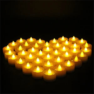 Flameless Led Candles Battery Operated Tea Lights Naturally Flickering