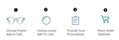 ISLINO Anti Blue Light Reading Glasses Women Square Fashion Photochromic Prescription Glasses Men Myopia Hyperopia Eyewear