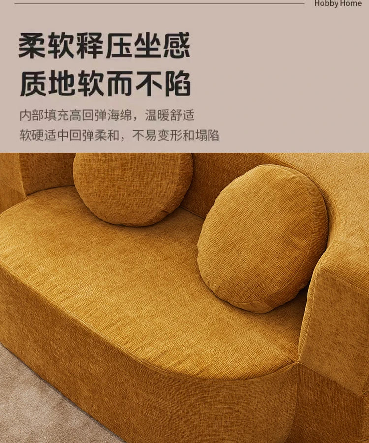 Classic French Living Room Sofas Boneless Modular Retro Glam Living Room Sofas Bedroom Universal Canape Compressé Home Furniture