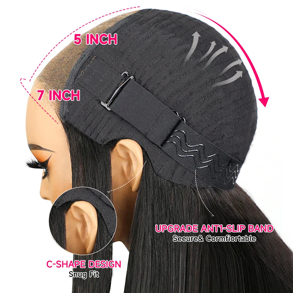 ISEE Hair Upgrade 7x5 Kinky Curly Wear And Go Glueless wigs Pre Plucked  Pre Bleached HD Lace Front Wig Pre Cut Glueless Wigs