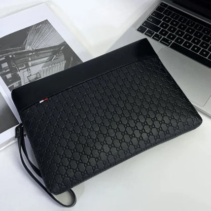 Business Men's Clutch Bag High Quality Printing Leather Handbag Phone Purse Fashion Clutches Luxury Men Birthday Gift Clutch Bag