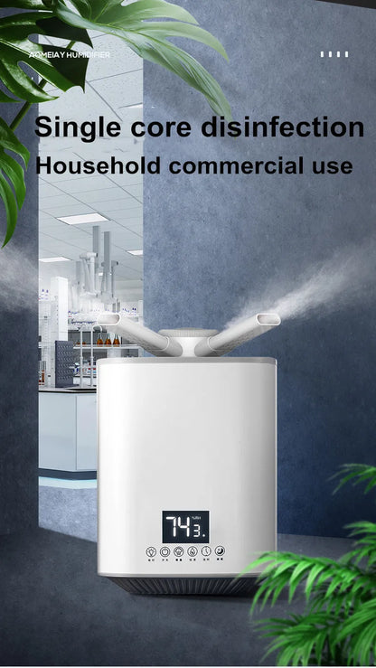 3L Humidifiers High-capacity Electric Humidifiers Double Nozzle Diffuser Bedroom Cool Mist Maker Night Lamp Purification