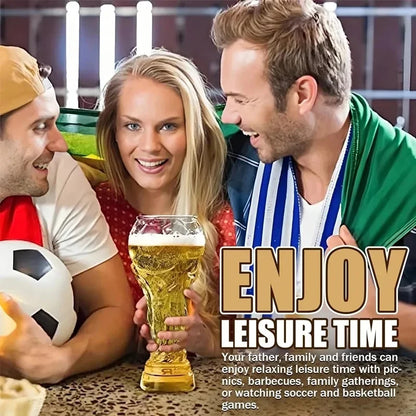 New Football Tournament Trophy Glass Beer Cup Suitable For Watching Celebrating Games Decorating Bars Restaurants Party Gifts