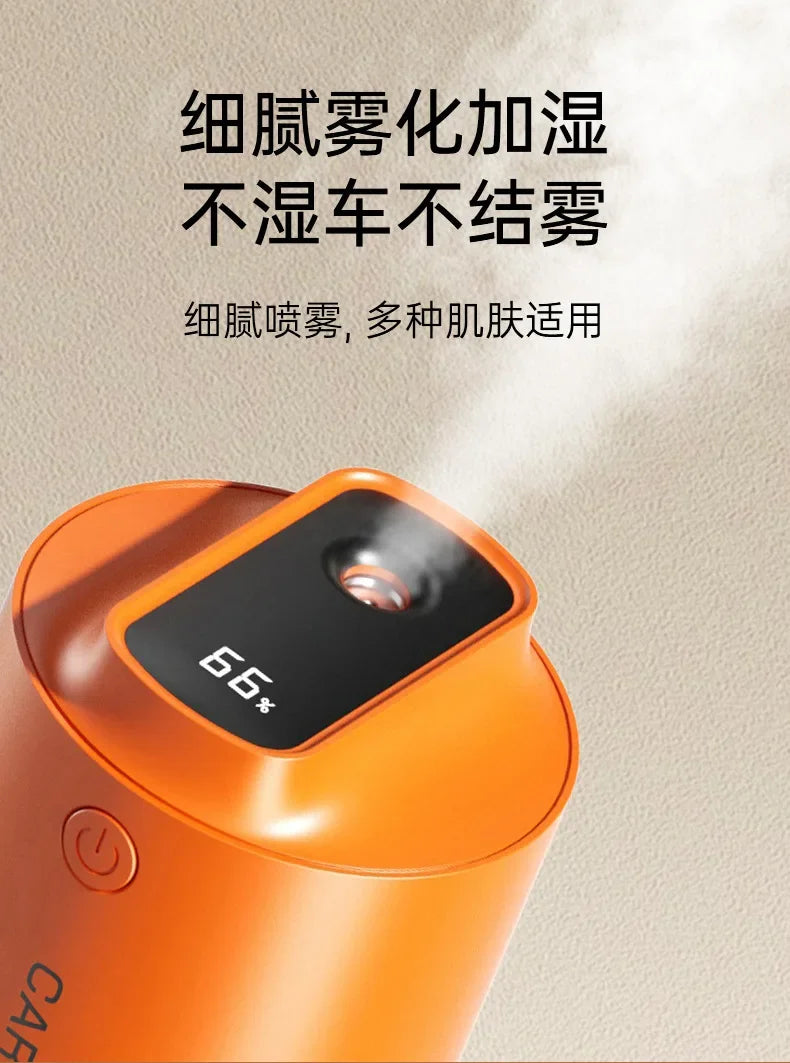 Car Humidifier 2000mAh Built-in Battery Wireless Use Antibacterial Air Purifier Aroma Essential Oil Diffuser Home High Quality