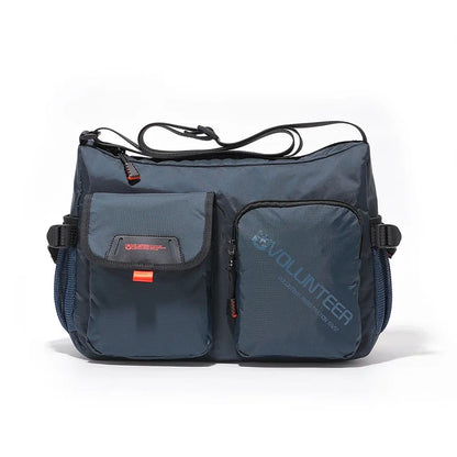 VOLUNTEER Messenger Crossbody Bags for Men Oxford Side Letter Print Fashion Light Weight Protable Versatile Shoulder Bag 1802-18
