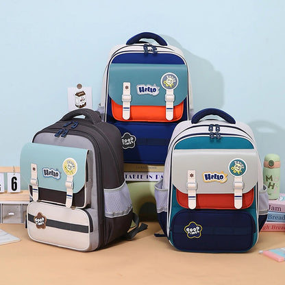 Primary school student backpack boy backpack children&