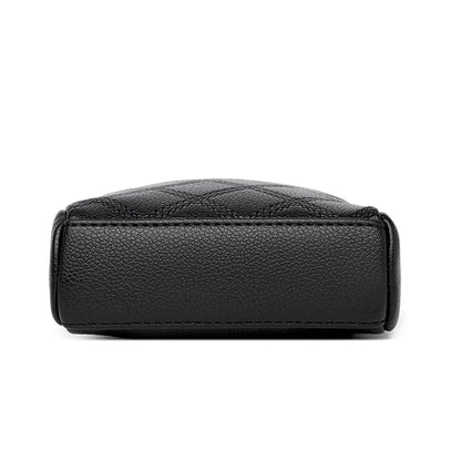Fashion Women Shoulder Bags High Quality Leather Crossbody Bag Small Purse Simple Design Ladies Solid Color Messenger Sac A Main