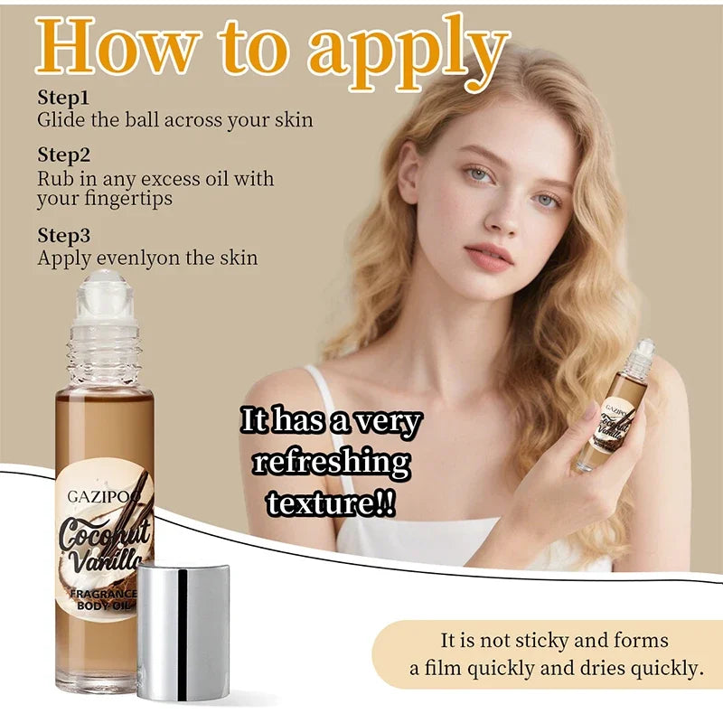 New Premium Unisex Coconut Fragrance Long-lasting Fresh Coconut Milk Gourmet Fragrance Alcohol-free Sandalwood Women&