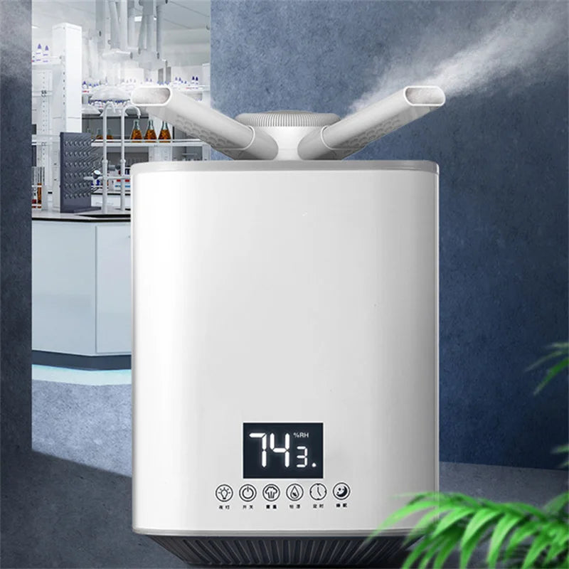 3L Humidifiers High-capacity Electric Humidifiers Double Nozzle Diffuser Bedroom Cool Mist Maker Night Lamp Purification