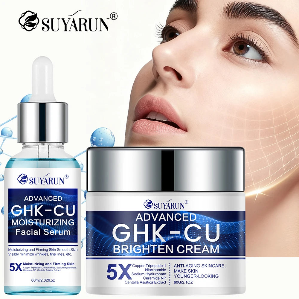 Suyarun GHK Cu Cream And Serum Anti Aging Facial Moisturizer For Women