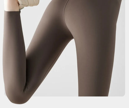 Naked Feeling Yoga Leggings Summer Thin High Waisted Hip Lifting Fitness Leggings Running Cycling Sports Pants Woman Clothing