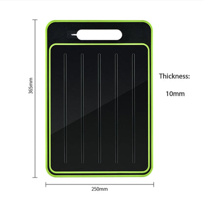 Double-side Cutting Board With Defrosting Function  Chopping Board  Kitchen  Grinding Cutting Board With Knife Sharpener