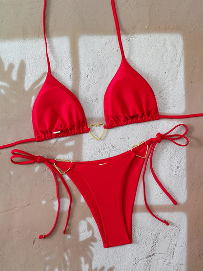 Sexy Triangle Bikini 2026 Beach Women's Swimsuit Micro Bikinis Sets Female Swimwear for Two-piece Bathing Suits Woman Beachwear
