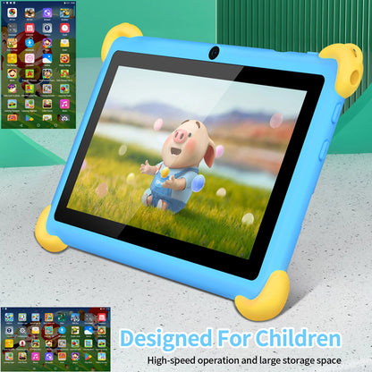 2026 New 7 Inch Cartoon Pattern Kids' tablets Quad Core 4GB RAM 64GB ROM 5G WiFi Learning Education Games Tablet Children's Gift