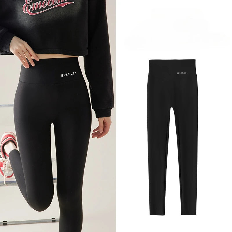 Naked Feeling Yoga Leggings Summer Thin High Waisted Hip Lifting Fitness Leggings Running Cycling Sports Pants Woman Clothing