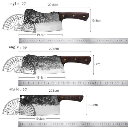 5CR15 Handmade Chopping Cleaver Butcher Knife High Carbon Steel Kitchen Chef Knife Sets Forged Blade Cooking Knives Set Cleaver