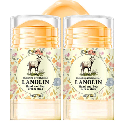 JUINHOU 40g Lanolin Moisturizing Lotion Specially Formulated for Dry Chapped Hands and Feet Provides Long-lasting Hydration