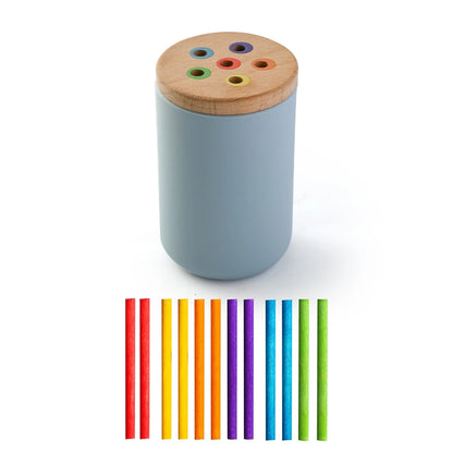 Baby Toys Montessori Silicone Educational Toys Cognitive Toys Color Matching Bucket Toddler Toys Sensor Game Baby Games 2 Years