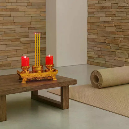 Realistic Led Prayer Candle With Smokeless Swinging Wick Simulation