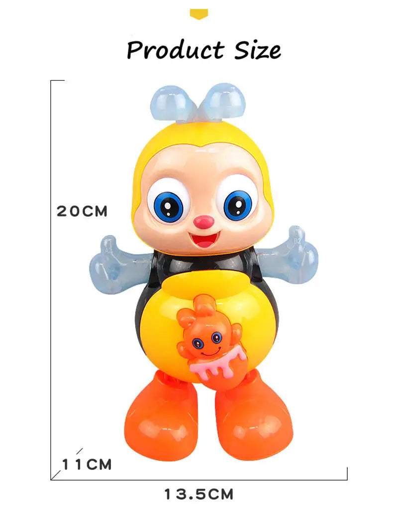Kawaii Dancing Bee Toys Musical Interactive Bees With Lights And Music Educational Cartoon Toys For Adults Music Toy Gifts