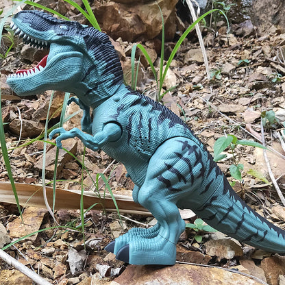 Large Size Electric Dinosaur Toy Walking with Spraying & Egg-Laying Features Sounds Lights Mechanical Movements for Kids