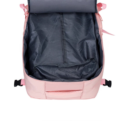 2-Piece 180 °   Full Opening Backpack & Tote Bag Set, Large Capacity Airline Approved Carry-On Luggage for Travel & Daily Use