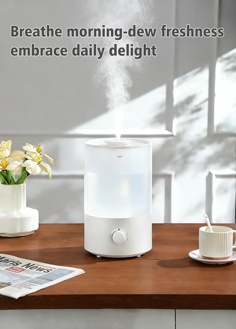 4L Large Capacity Air Humidifier with Remote Control Timer Plant Mist Aroma Diffuser for Home Office - Humidifier