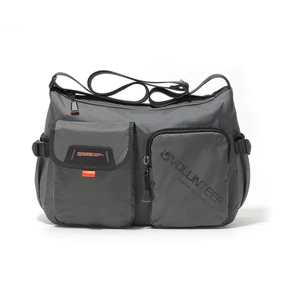 VOLUNTEER Messenger Crossbody Bags for Men Oxford Side Letter Print Fashion Light Weight Protable Versatile Shoulder Bag 1802-18