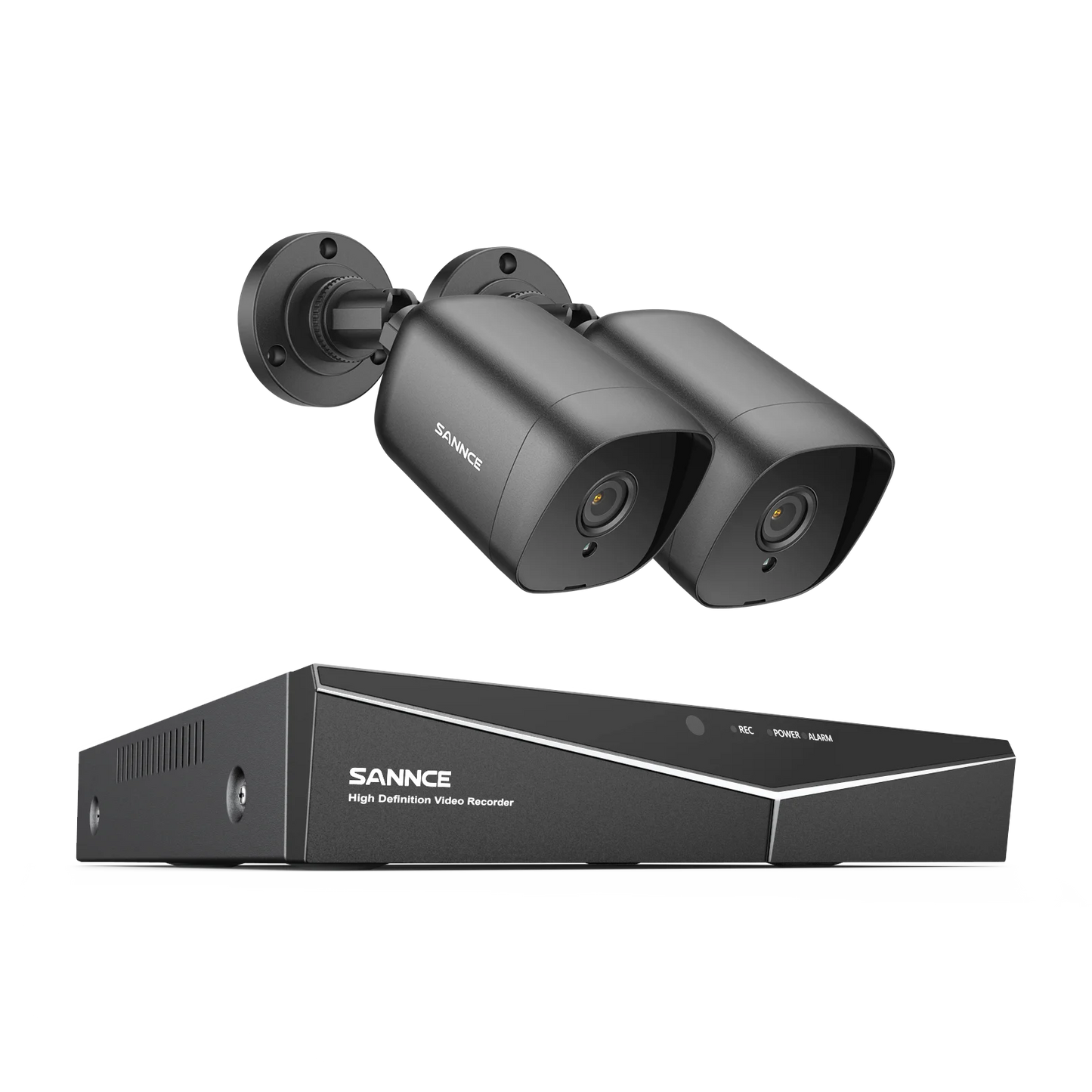 SANNCE 4CH DVR CCTV System 2PCS/4PCS 2MP IR Outdoor Security Cameras 1080P TVI CCTV DVR 1280TVL Surveillance Kit