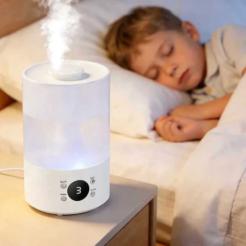 4L Large Capacity Air Humidifier with Remote Control Timer Plant Mist Aroma Diffuser for Home Office - Humidifier