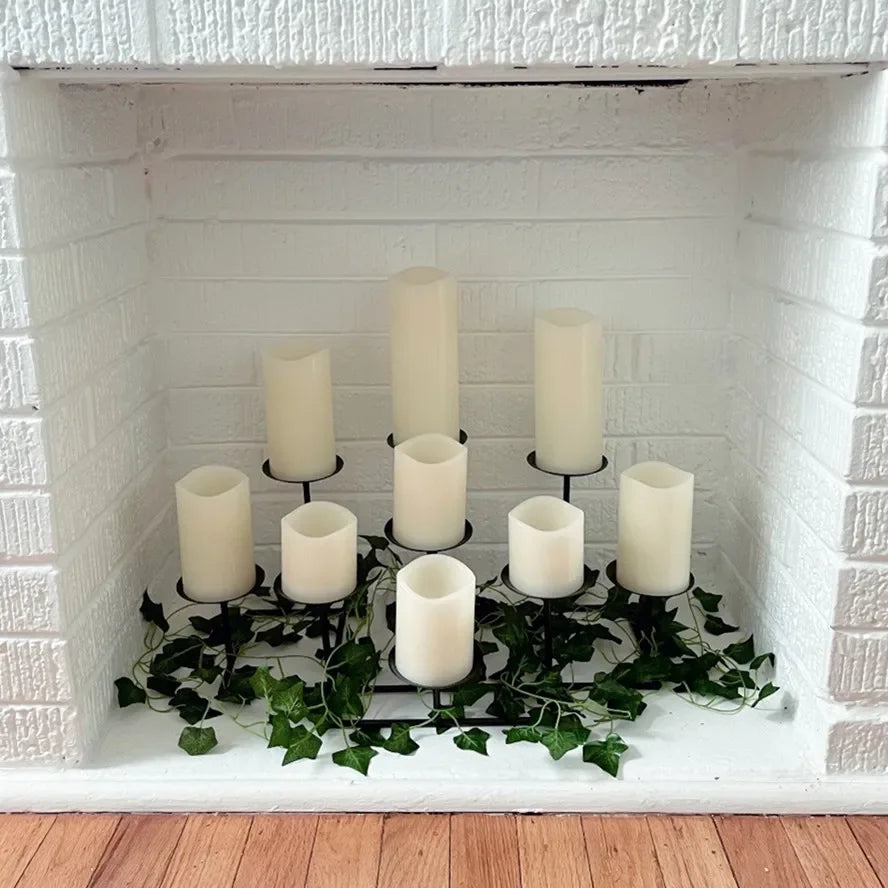 Flameless Flickering LED Candles Battery Powered For Wedding Decor