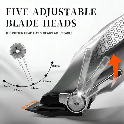Kemei Hair Trimmer Professional Hair Clipper Electric Haircut Machine Rechargeable Hair Clipper 0 MM Trimmer for Men KM-3023-702