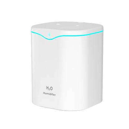 Air Humidifier 2L Large Capacity Double Spray Port Home Office Essential Oil Humidifiers USB Aroma Diffuser Mist Maker Purifier