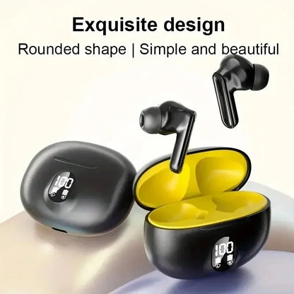 Wireless Headsets Bluetooth Earphone Wireless Earbuds LED Power Display Sport Headphone with Mic for Smart Phone